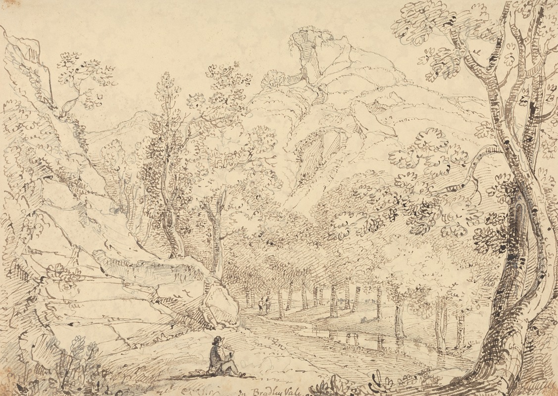 In Bradley Vale, May 1833 by Томас Хастингс, 1833 — digital art print download