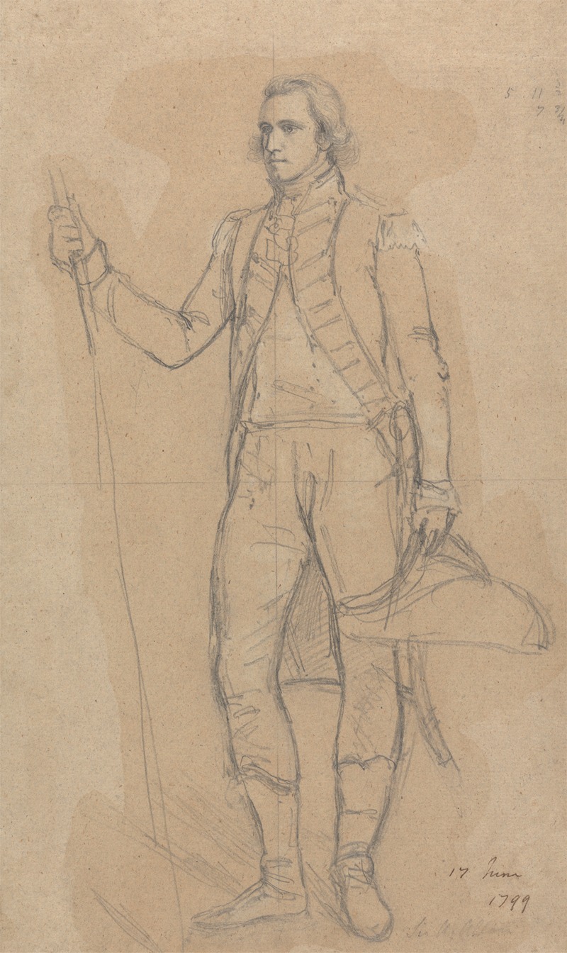 Study of Sir Alexander Allan by Томас Хики, 1799 — digital art print download