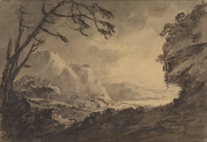 A Rocky Landscape by William Gilpin — digital art print download