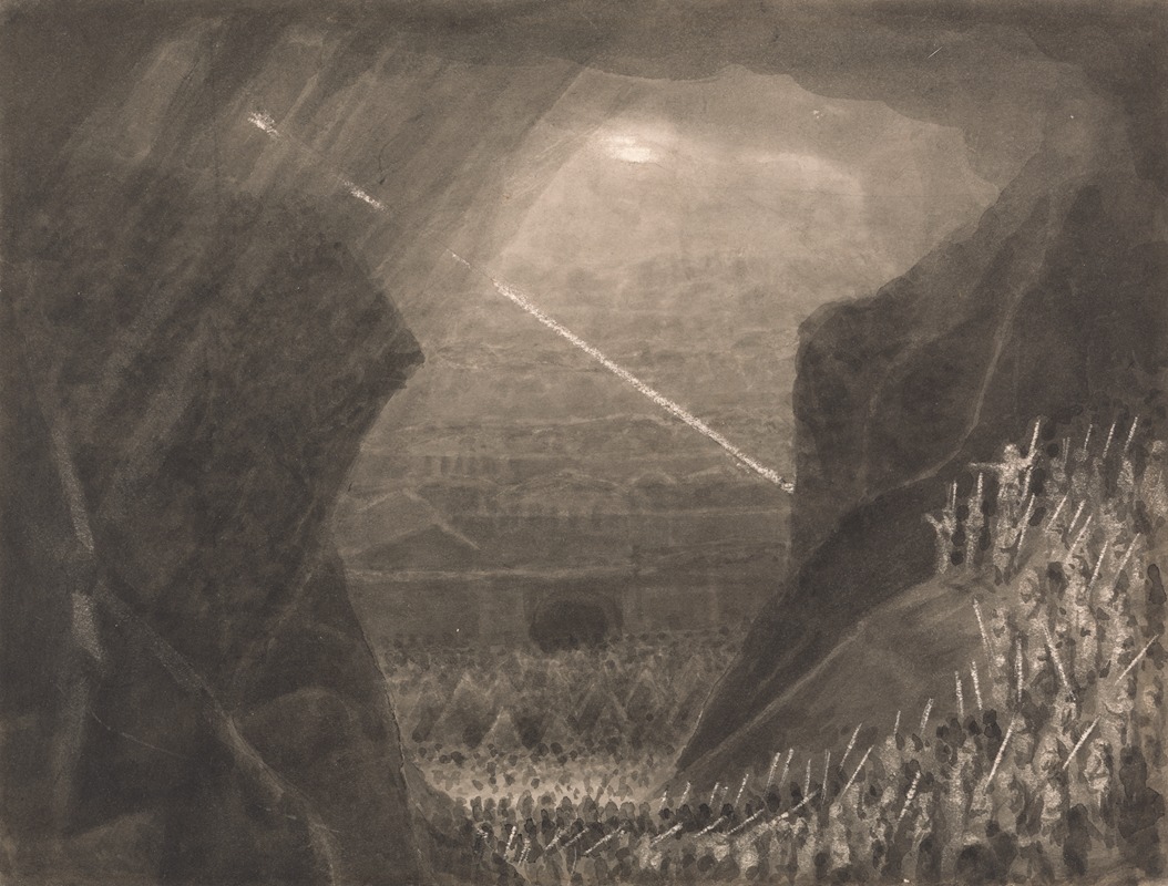 Joshua Delivering Gibeon by Уильям Джон Чемберлейн — digital art print download
