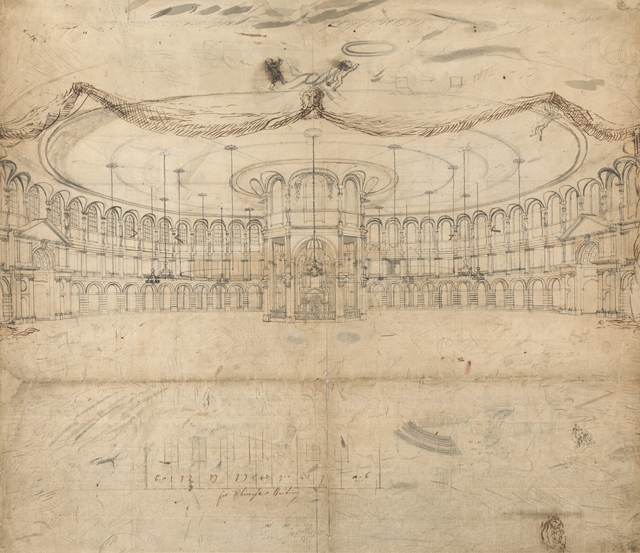 Design for the Rotunda, Ranelagh Gardens — William John Newton