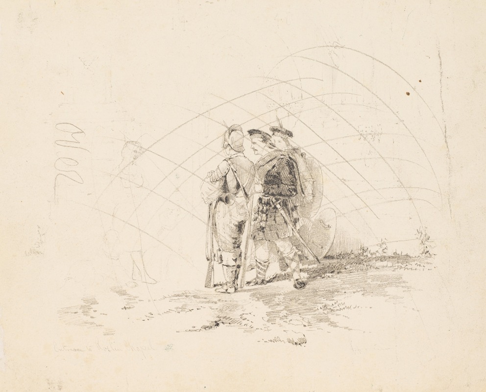 Entrance to Roslin Chapel — Winslow Homer