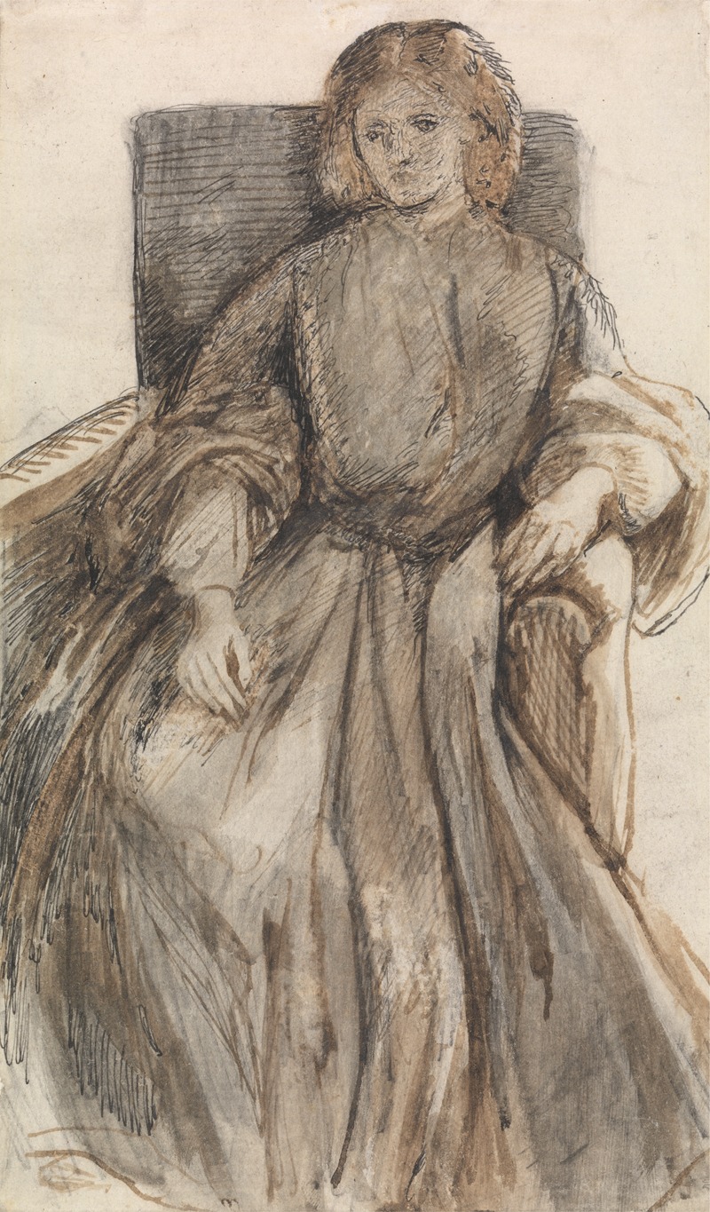 Miss Elizabeth Siddal by Dante Gabriel Rossetti — digital art print download