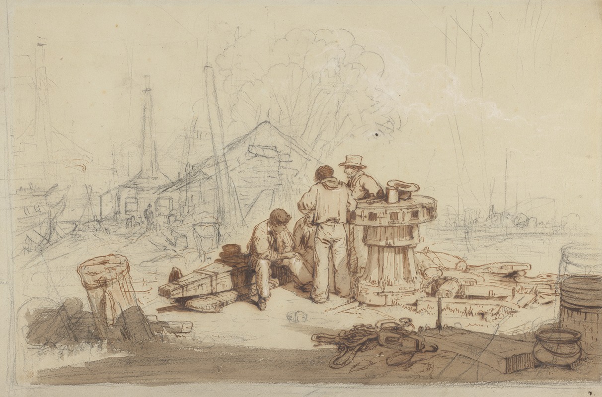 Study of Fishermen and Gear — Edward Duncan