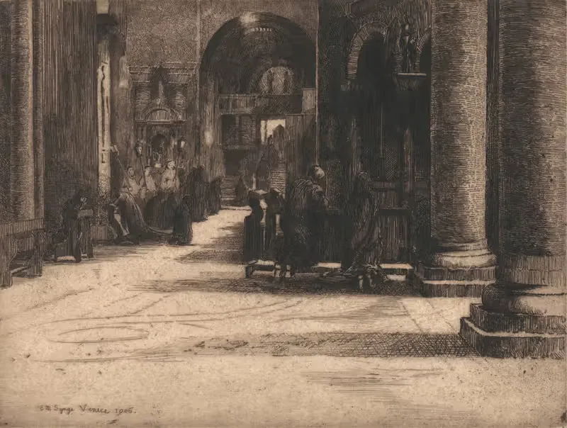 St. Marks, Venice, No. 1 by Edward Millington Synge, 1906 — digital art print download