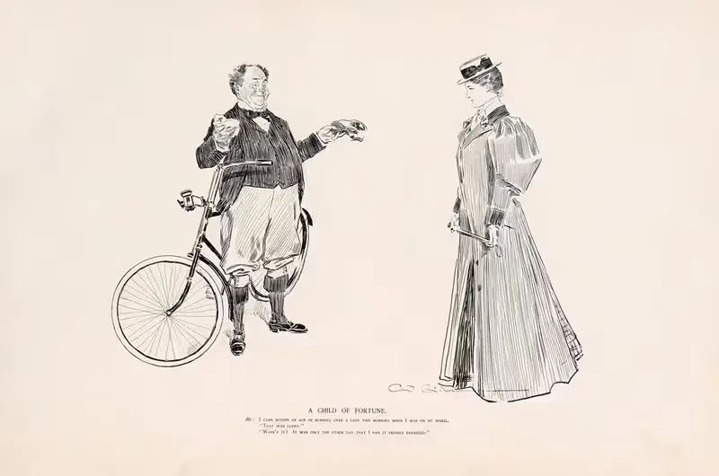 Ребёнок удачи by Чарльз Дана Гибсон, 1896 — digital art print download