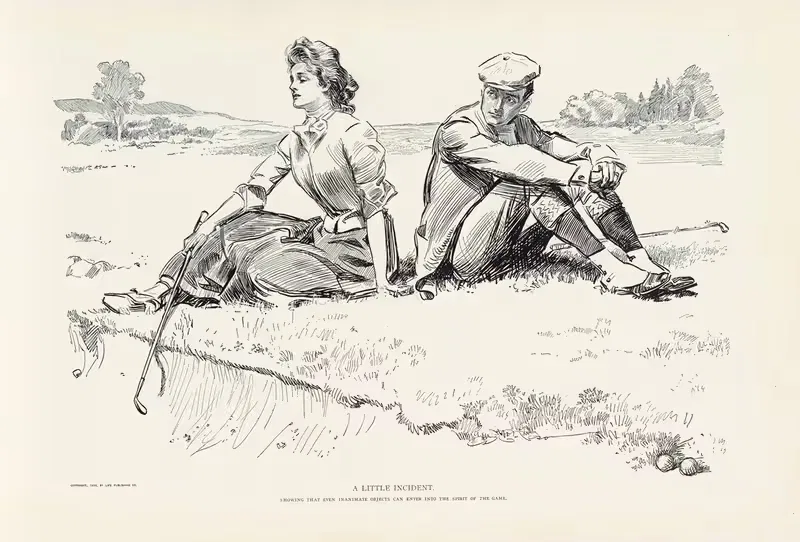 Небольшой инцидент by Чарльз Дана Гибсон, 1900 — digital art print download