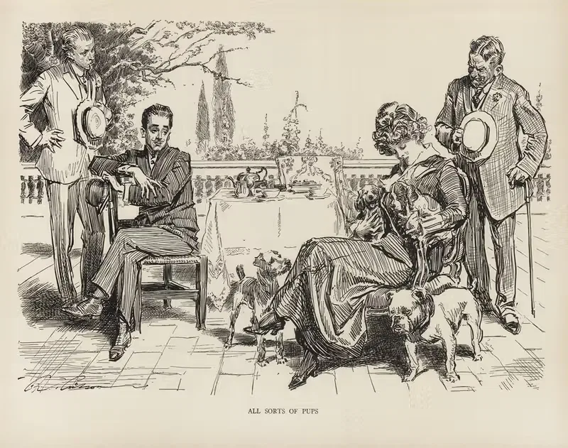 All sorts of pups — Charles Dana Gibson