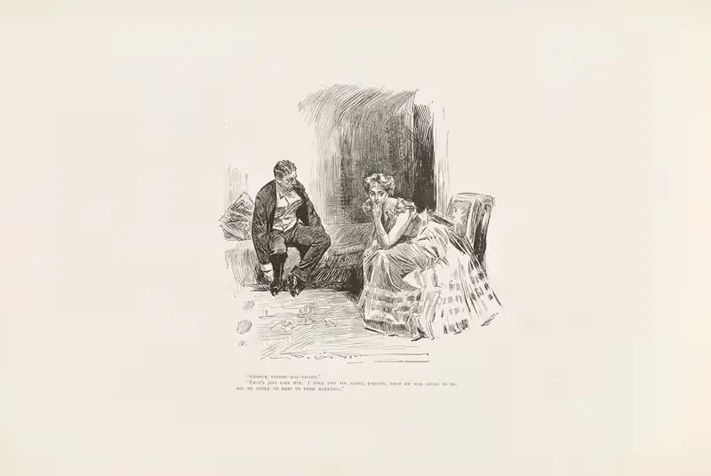 'Джордж, отец потерпел неудачу' by Чарльз Дана Гибсон, 1896 — digital art print download