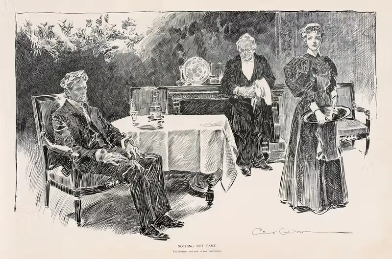 Ничего, кроме славы by Чарльз Дана Гибсон, 1896 — digital art print download