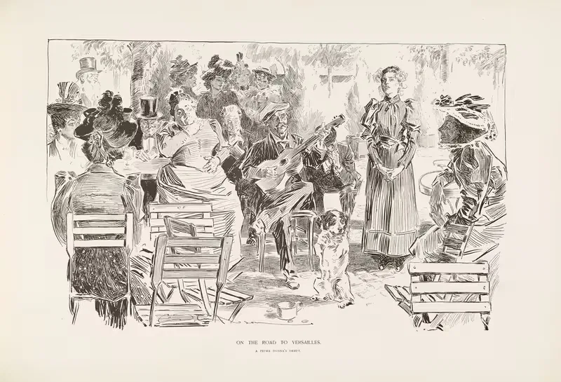 На пути в Версаль by Чарльз Дана Гибсон, 1896 — digital art print download