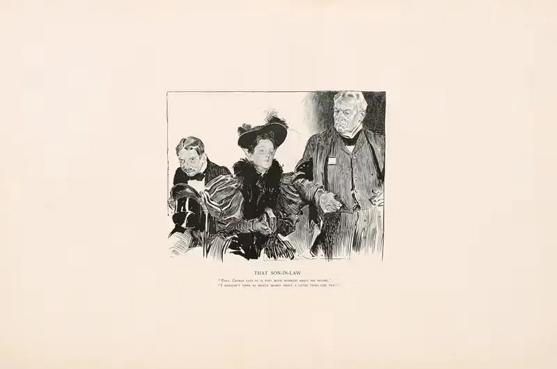 Этот зять by Чарльз Дана Гибсон, 1896 — digital art print download