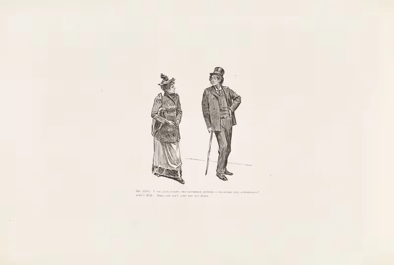 Актер; Я говорю, Джейн, что…… by Чарльз Дана Гибсон, 1896 — digital art print download