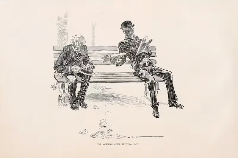 The morning after election day — Charles Dana Gibson