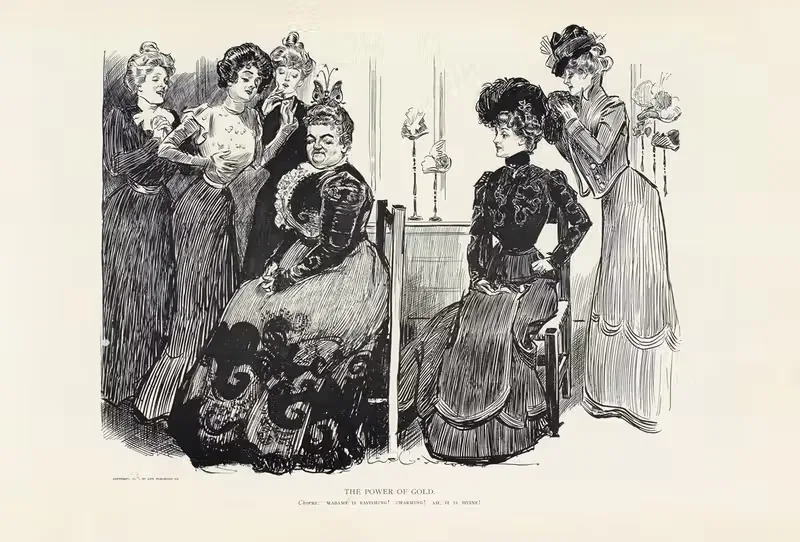 The power of gold — Charles Dana Gibson