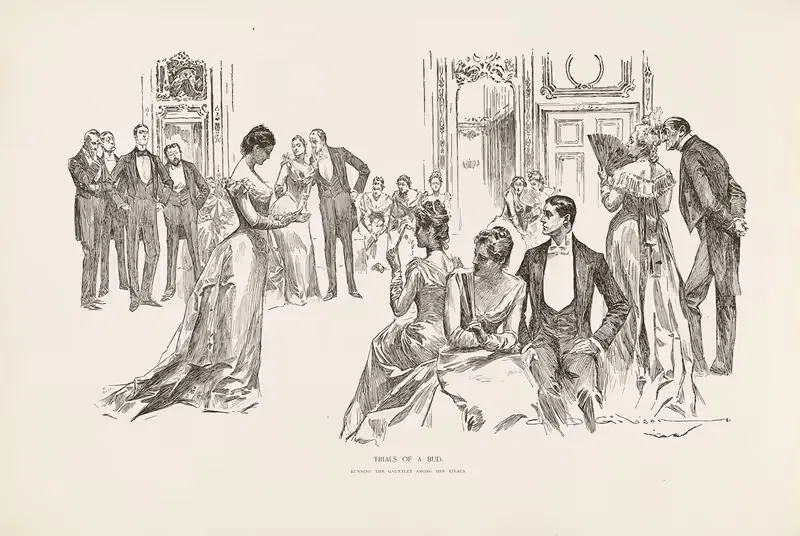 Испытания Бада by Чарльз Дана Гибсон, 1896 — digital art print download