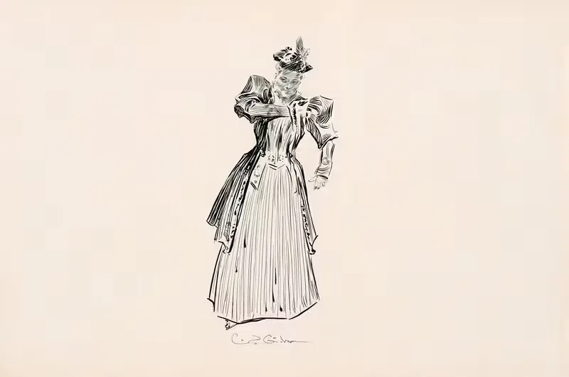 Без названия by Чарльз Дана Гибсон, 1896 — digital art print download