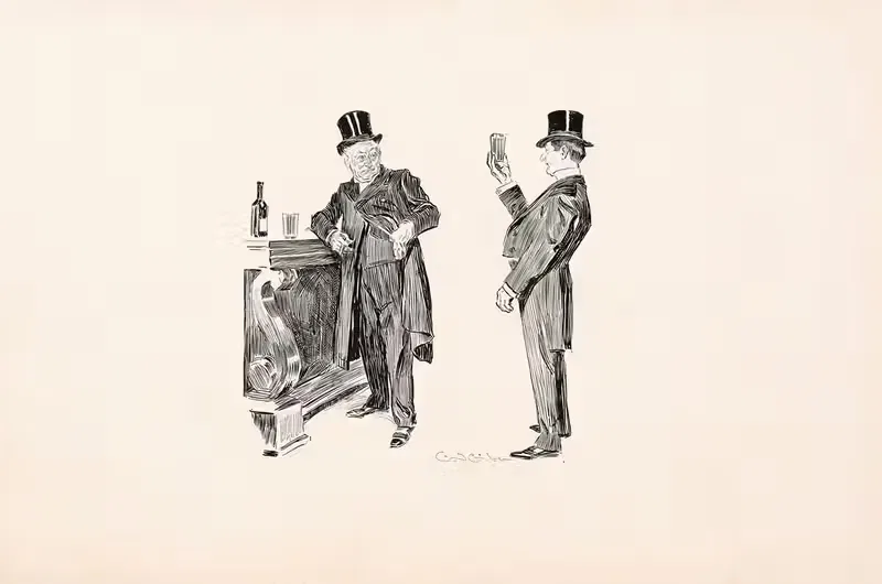 Без названия by Чарльз Дана Гибсон, 1896 — digital art print download