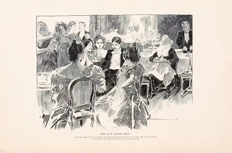 Почему это всегда так by Чарльз Дана Гибсон, 1896 — digital art print download