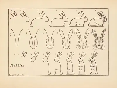 What to draw and how to draw it Pl.17 by Edwin George Lutz, 1913 — digital art print download