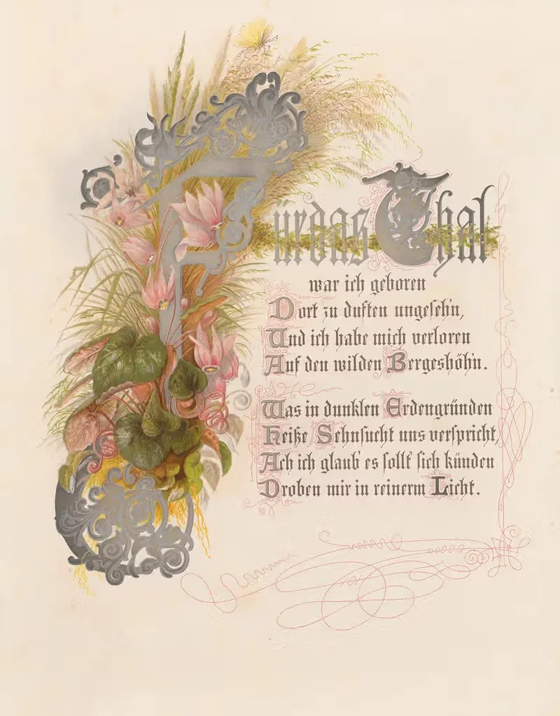Triumph der Blumenkönigin in Liedern Pl.3 — Alwine Schrödter