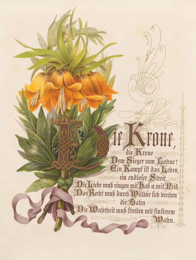Triumph der Blumenkönigin in Liedern Pl.6 — Alwine Schrödter