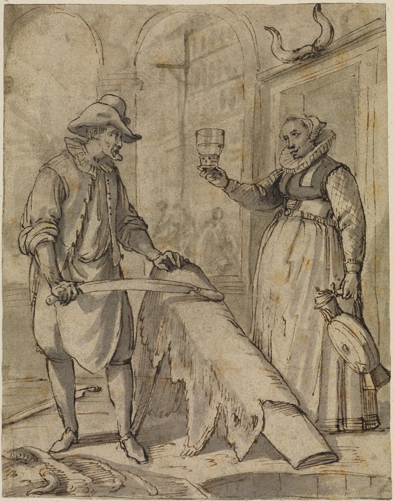 Der Gerber und seine Frau — Augustin Braun