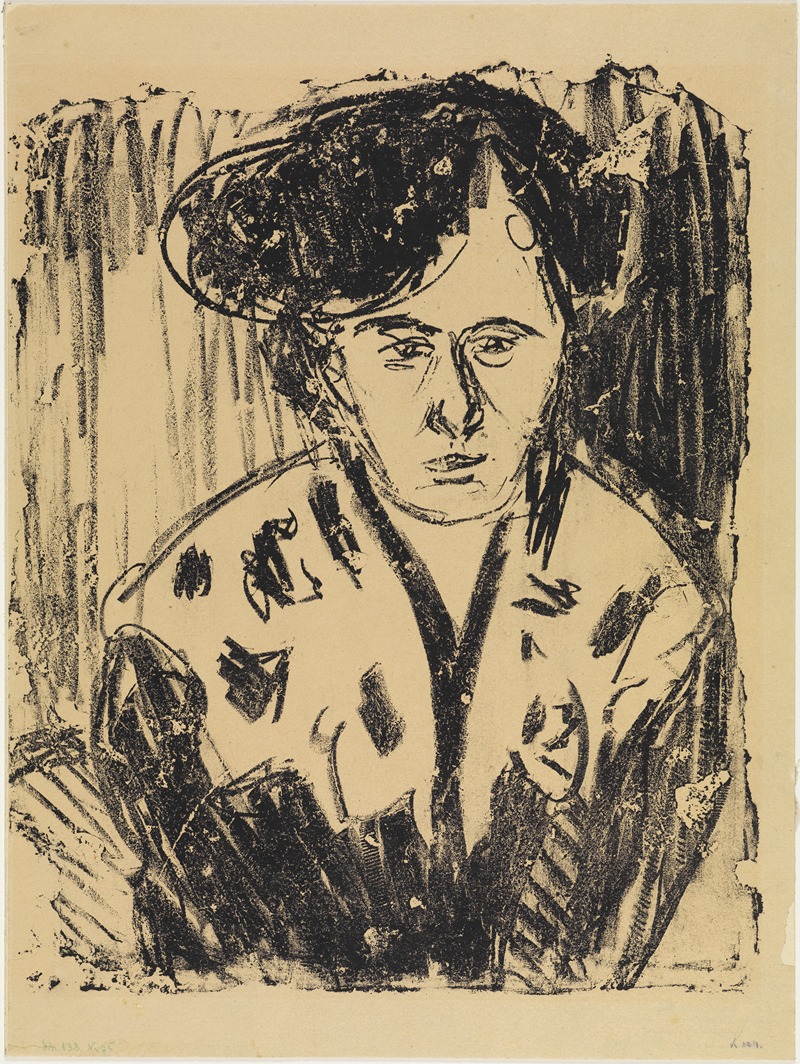 Frau im Spitzenkragen — Ernst Ludwig Kirchner