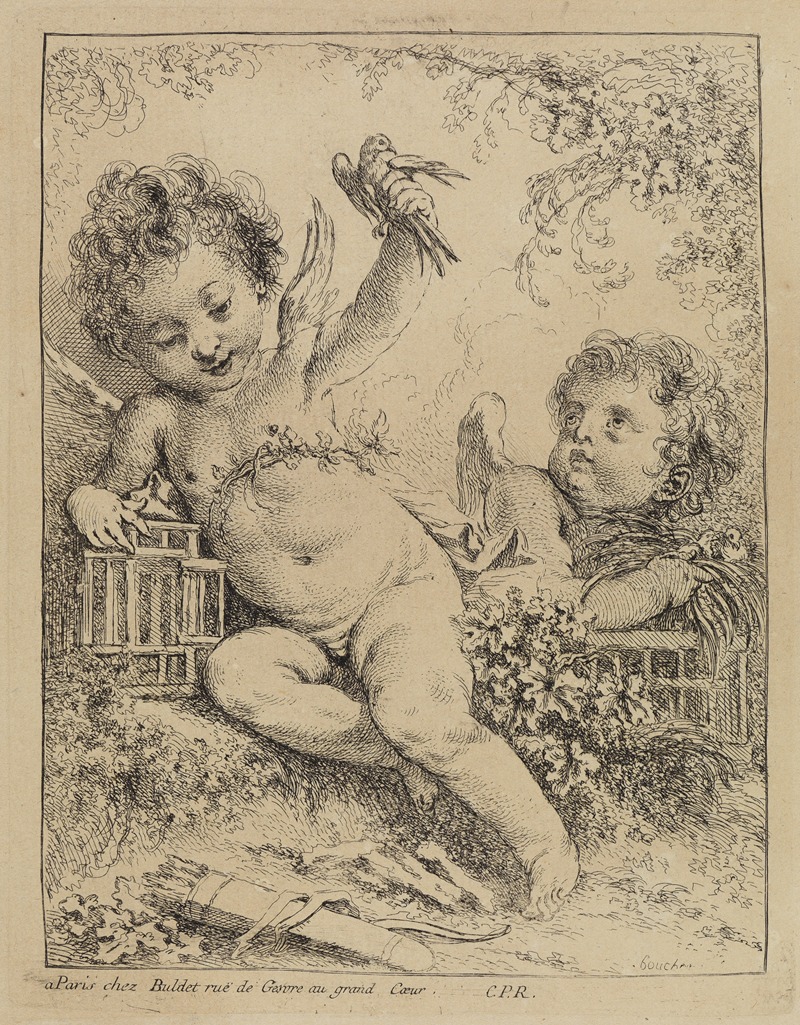 La tourterelle mise en cage — François Boucher