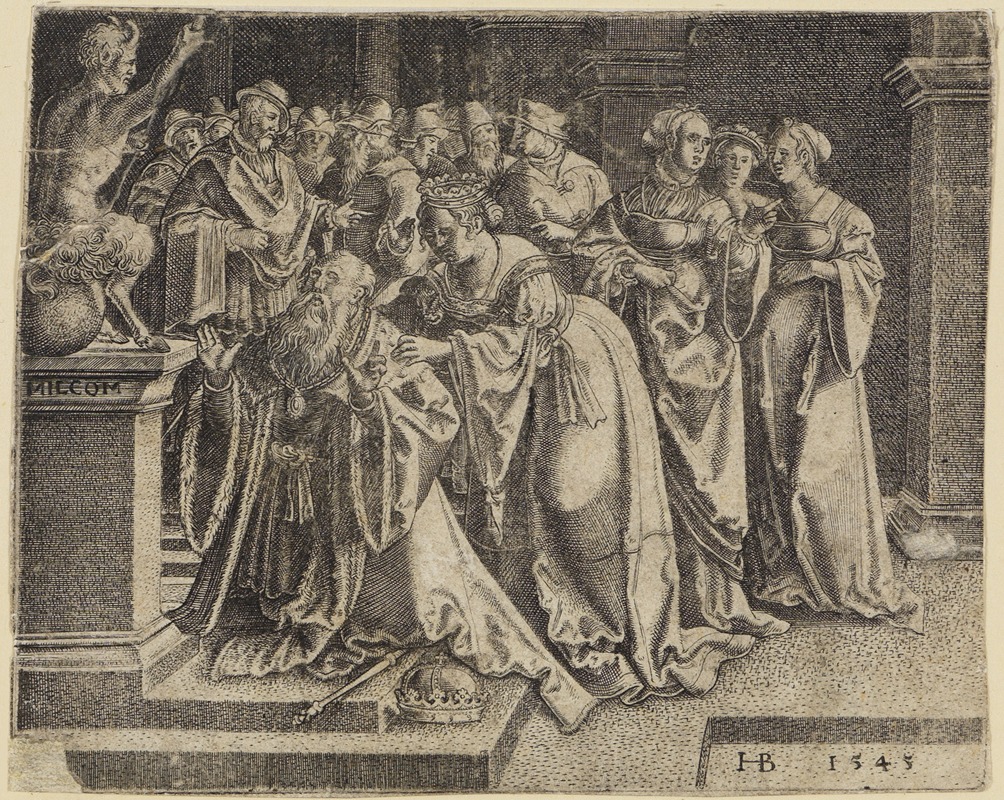 Salomos Götzendienst by Ганс Брозамер, 1545 — digital art print download