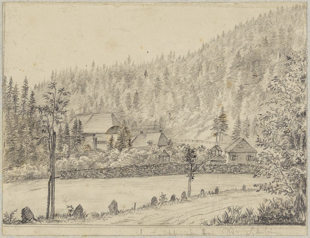 Hammerschmiede bei St. Blasien by Ханс Тома — digital art print download