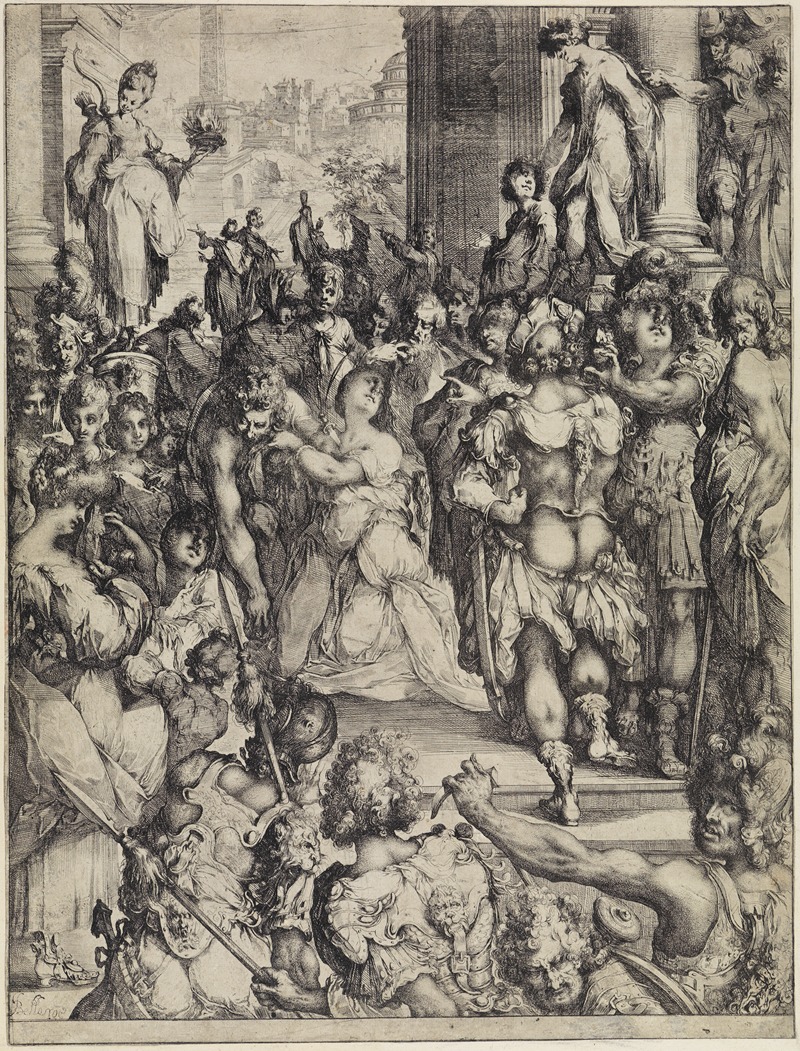 Das Martyrium der hl. Lucia by Jacques Bellange — digital art print download