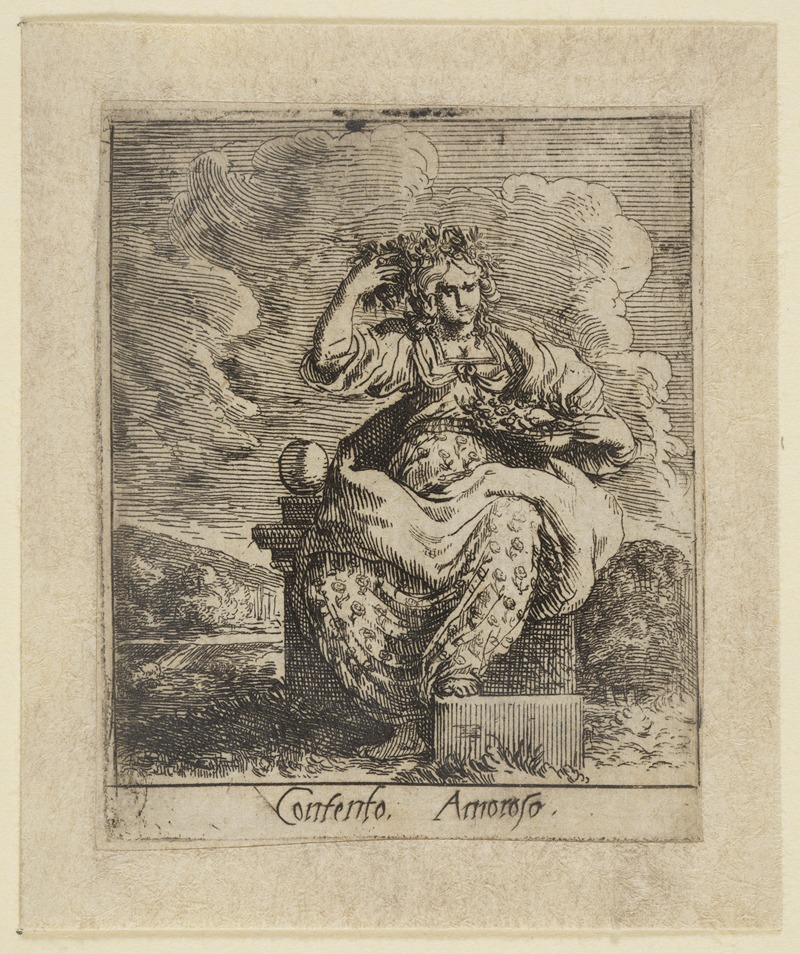 Contento amoroso by Johann Wilhelm Baur — digital art print download