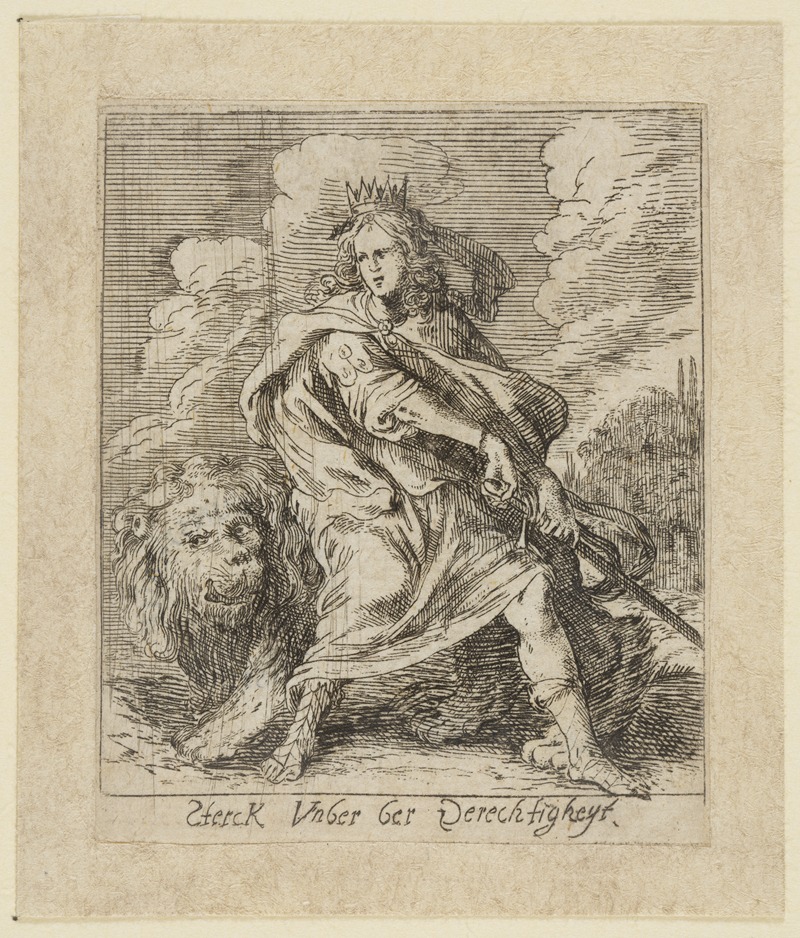 Forza alla giustizia sottoposta — Johann Wilhelm Baur