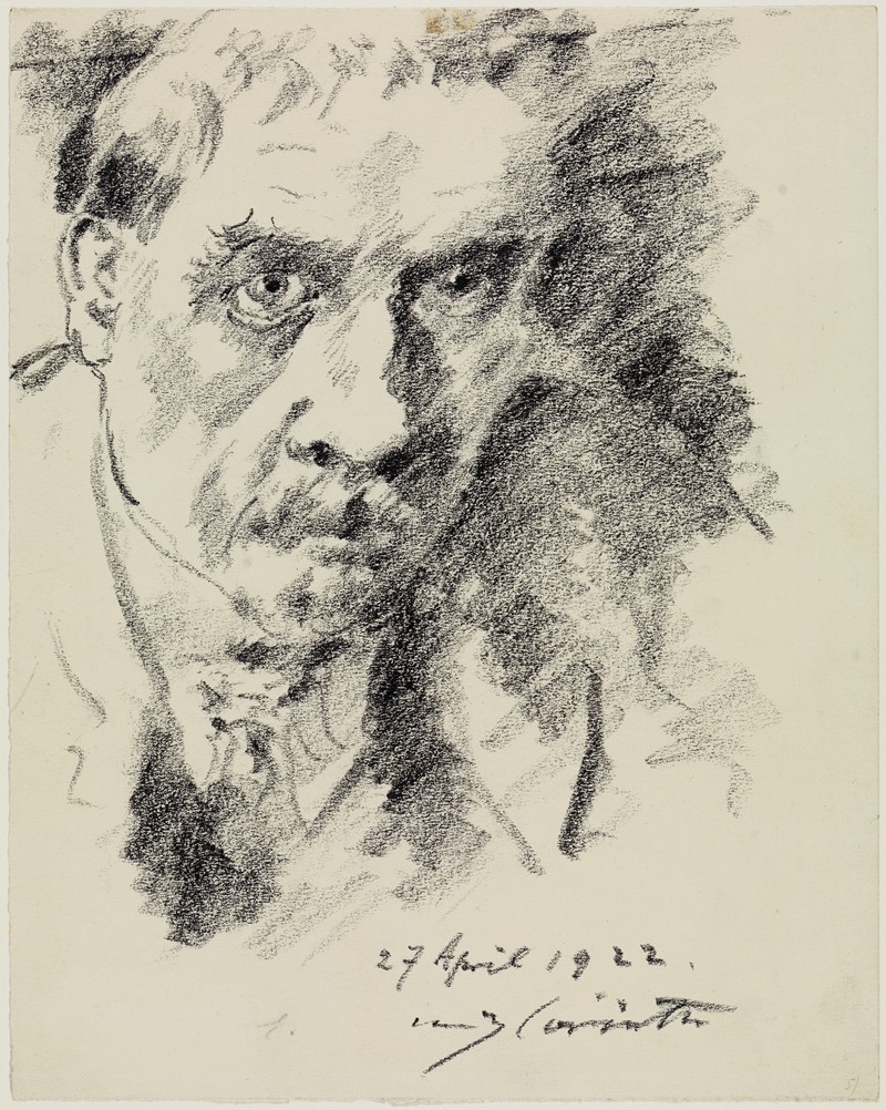 Selbstbildnis by Ловис Коринт, 1922 — digital art print download