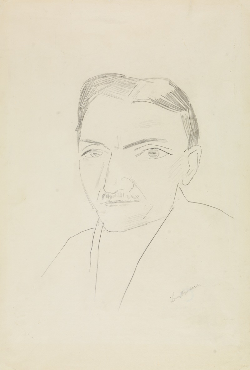 Bildnis Fritz Wichert — Max Beckmann