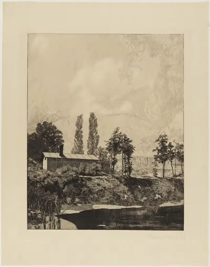 Mittag (Vier Landschaften, Opus VII, Blatt 1) — Max Klinger