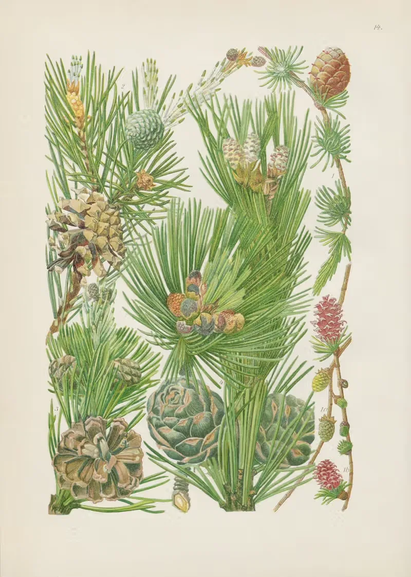 Illustrierte Flora von Mitteleuropa Pl.014 — Gustav Hegi