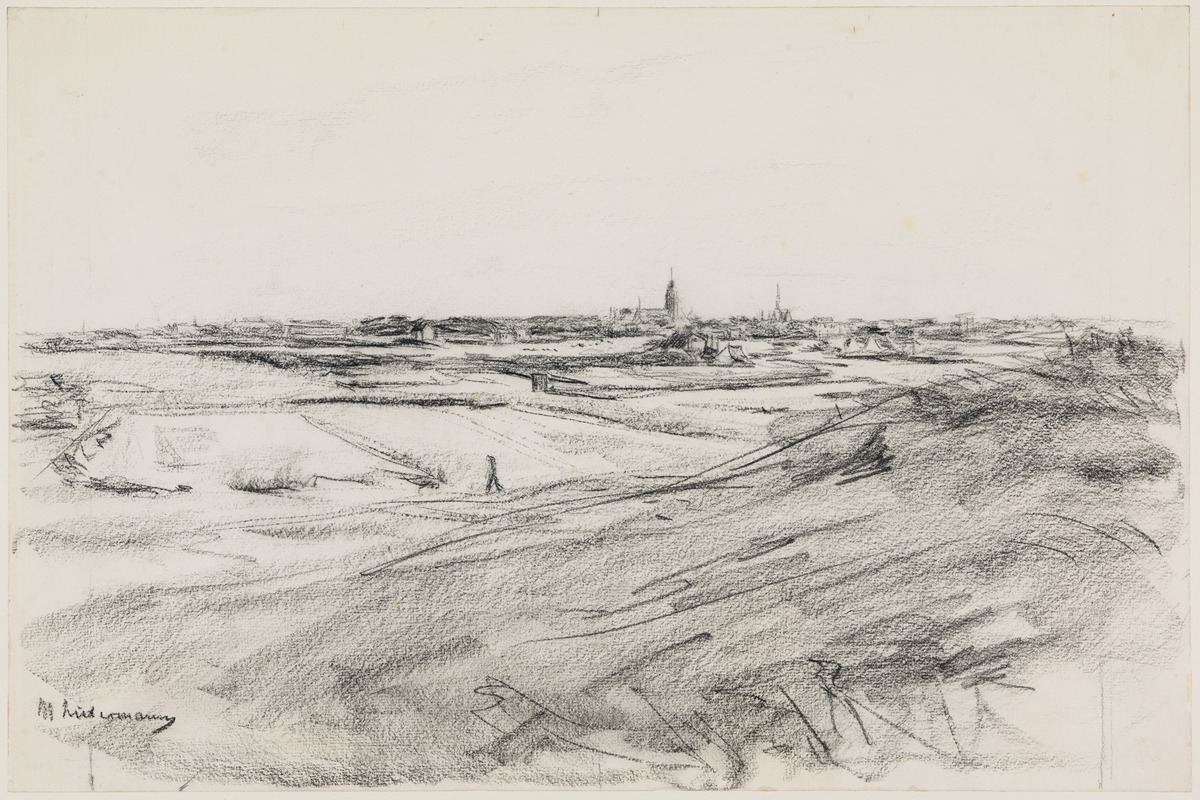 Holländische Landschaft by Макс Либерман, 1910-1913 — digital art print download