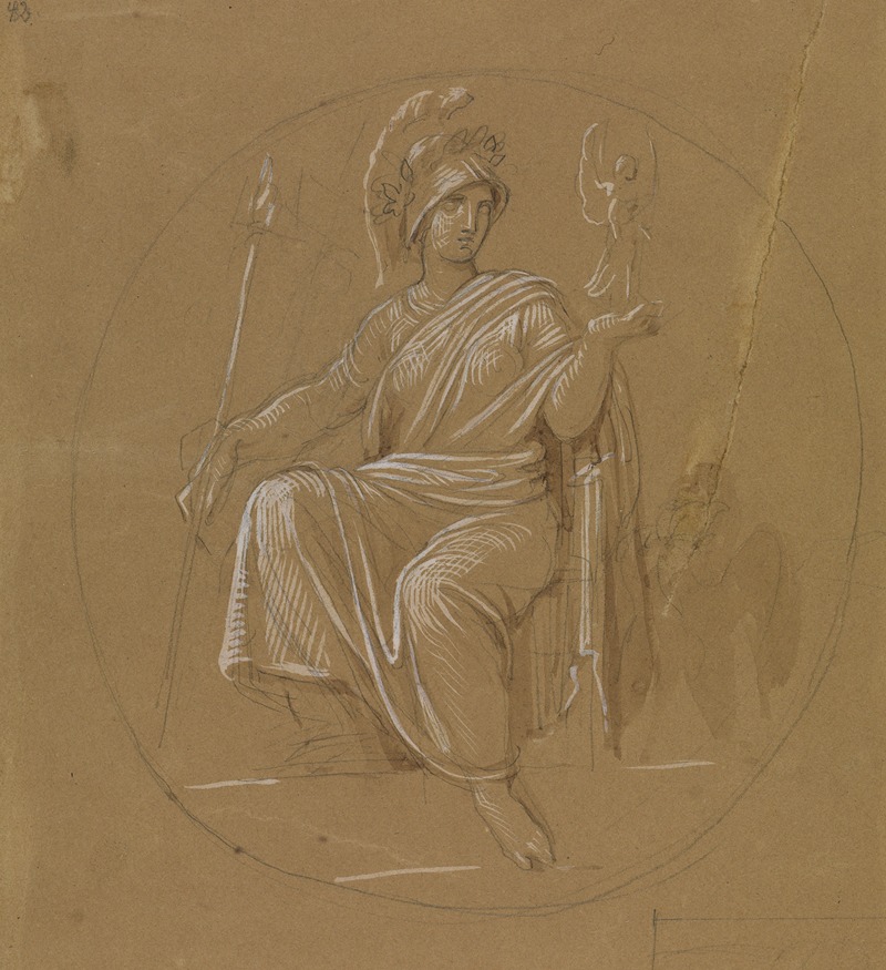 Allegorie der 'Roma' by Мориц фон Швинд — digital art print download