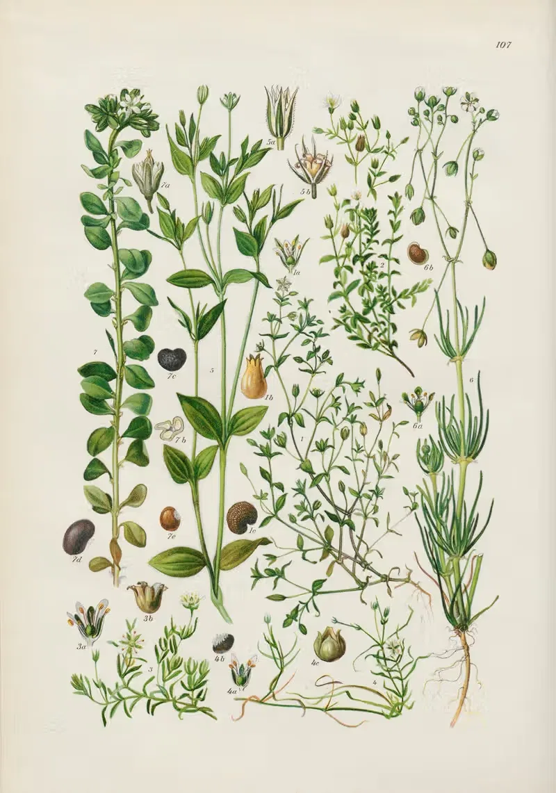 Illustrierte Flora von Mitteleuropa Pl.107 — Gustav Hegi