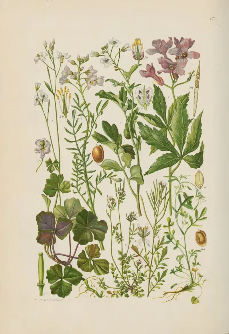Illustrierte Flora von Mitteleuropa Pl.133 — Gustav Hegi