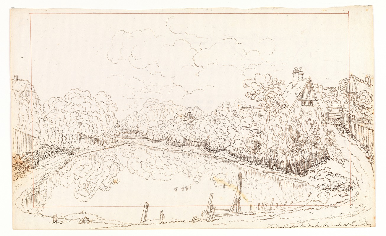 Lange Dam Fredensborg by Adam Gottlob Gjelstrup — digital art print download
