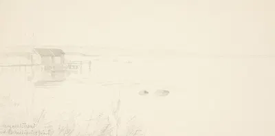 Aalsgaard strand ved Christianiafjord by Agnes Lunn, 1894 — digital art print download