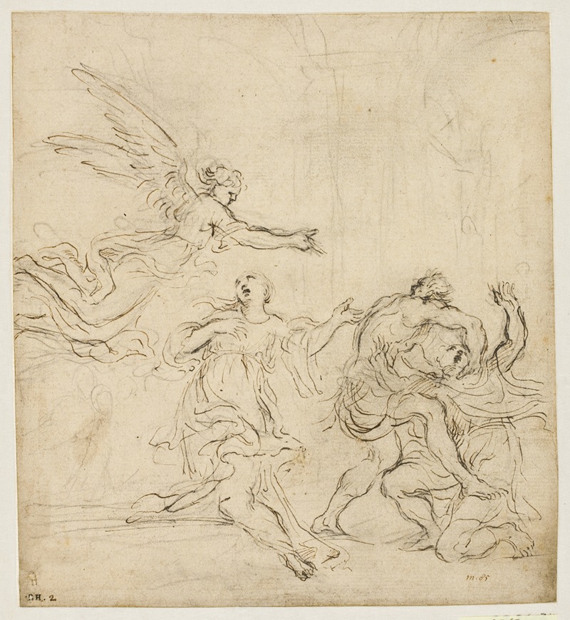 The miracle of Saint Agnes — Alessandro Algardi