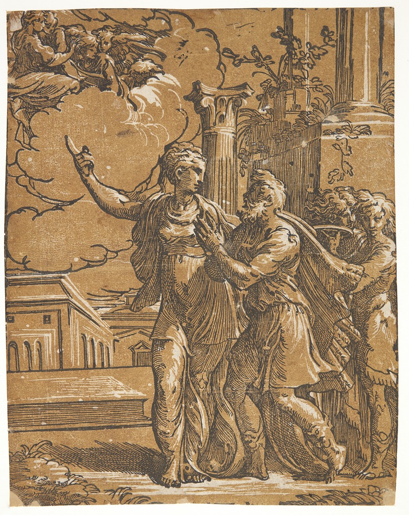 Augustus og den tiburtinske sibylle — Antonio da Trento