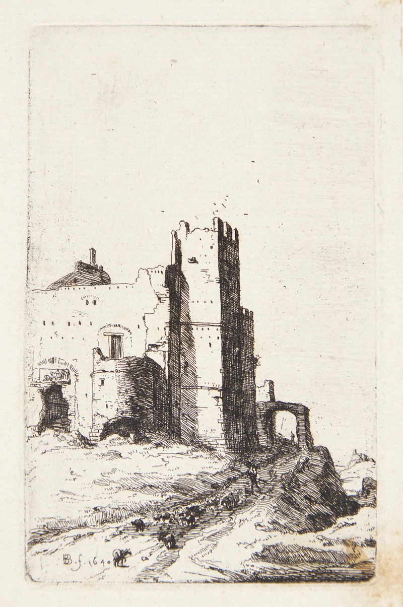 Ruiner i Leoni nær Frascati — Bartholomeus Breenbergh