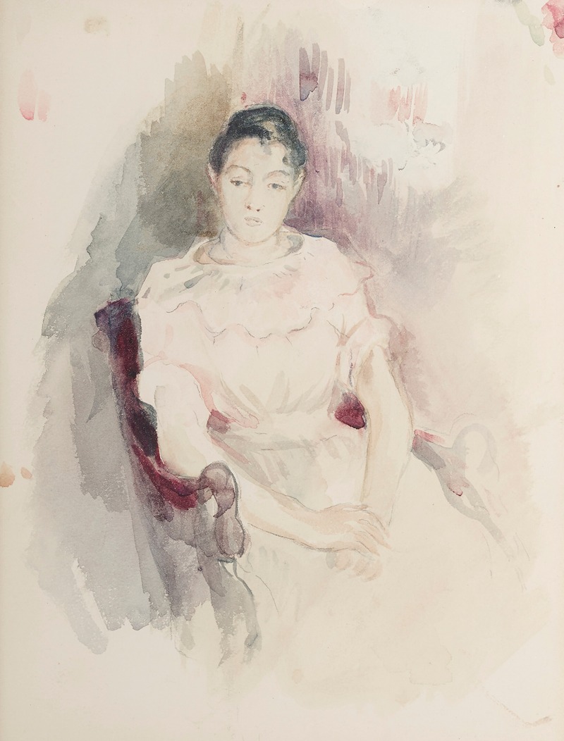 Jeune fille au repos — Berthe Morisot