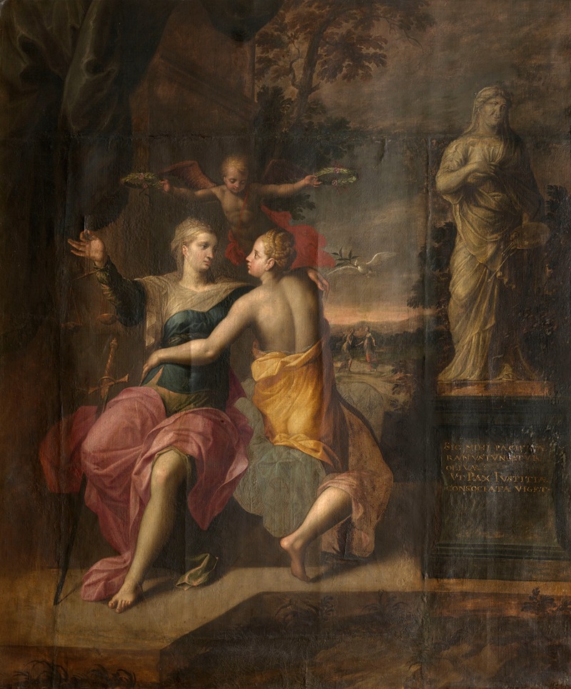 Justitia and Pax by Jacob De Backer — digital art print download