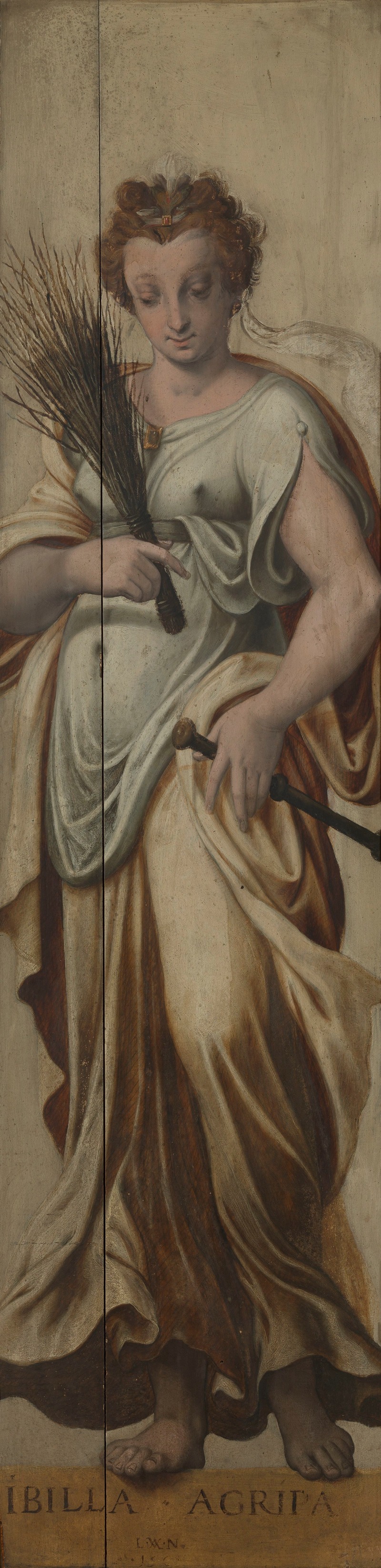 Sibyl Agrippina by Lambert Van Noort, 1565 — digital art print download